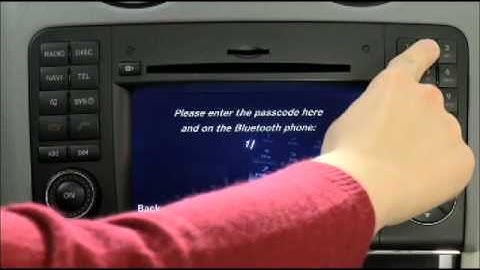 Mercedes-Benz Instructional Video: Bluetooth Internal Authorization (M, GL, R, CLS, SLK, SL)