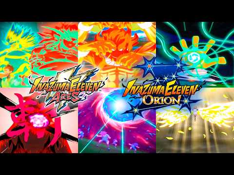 All Special Moves in Inazuma Eleven Victory Road (Ares/Orion)