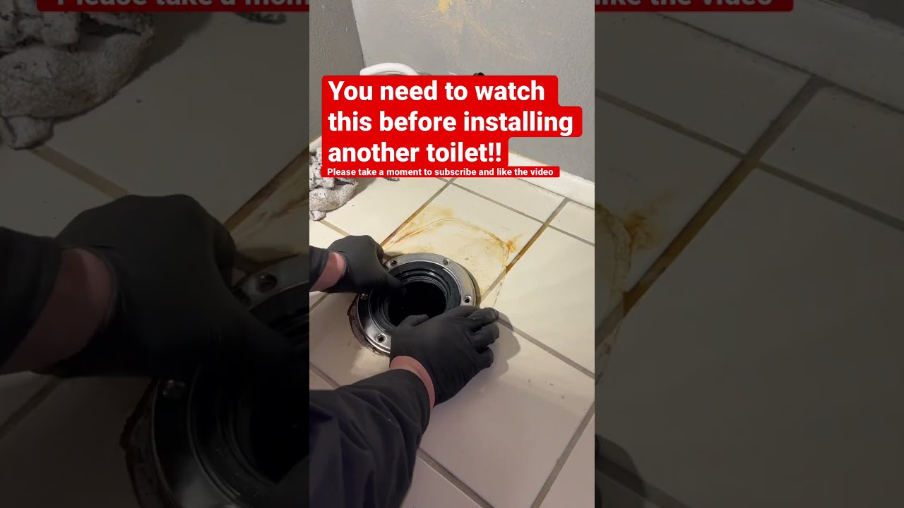 Watch This Before You Install Your Toilet It Could Save Thousands Plumbing Service Plumber