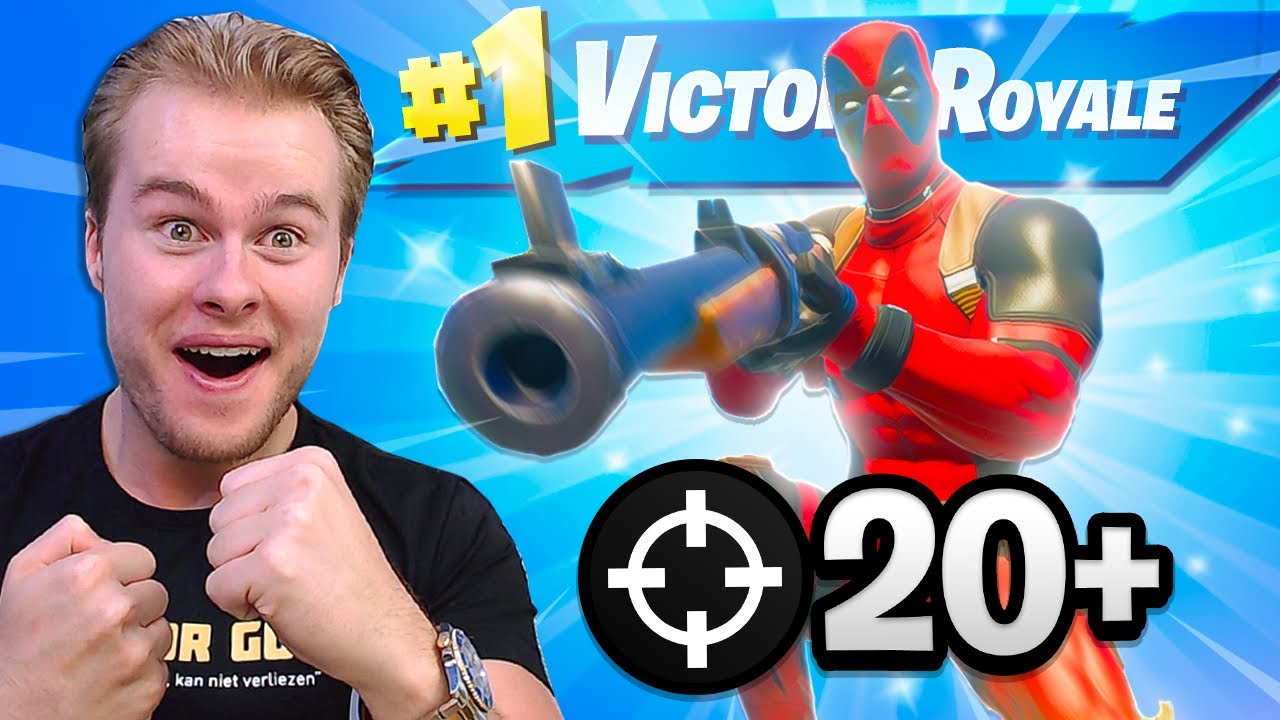 20+ KILLS VICTORY IN SNIPER SHOOTOUT! 😱 - Fortnite Battle Royale (Nederlands)