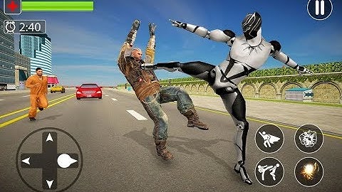 Flying Panther Robot Hero City Crime Fighter Part-2 | Amazing Panther Robot Hero Android GamePlay