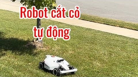 Robot cắt cỏ tự động.   Robot Lawn Mower.