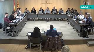 Ajuntament de Calafell: Sessi&oacute;  plen&agrave;ria ordin&agrave;ria, 28 de mar&ccedil; de 2025