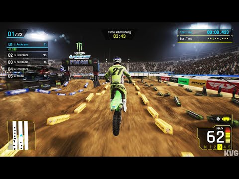 Monster Energy Supercross 25 Birmingham Protective Stadium Gameplay PC UHD 4K60FPS 