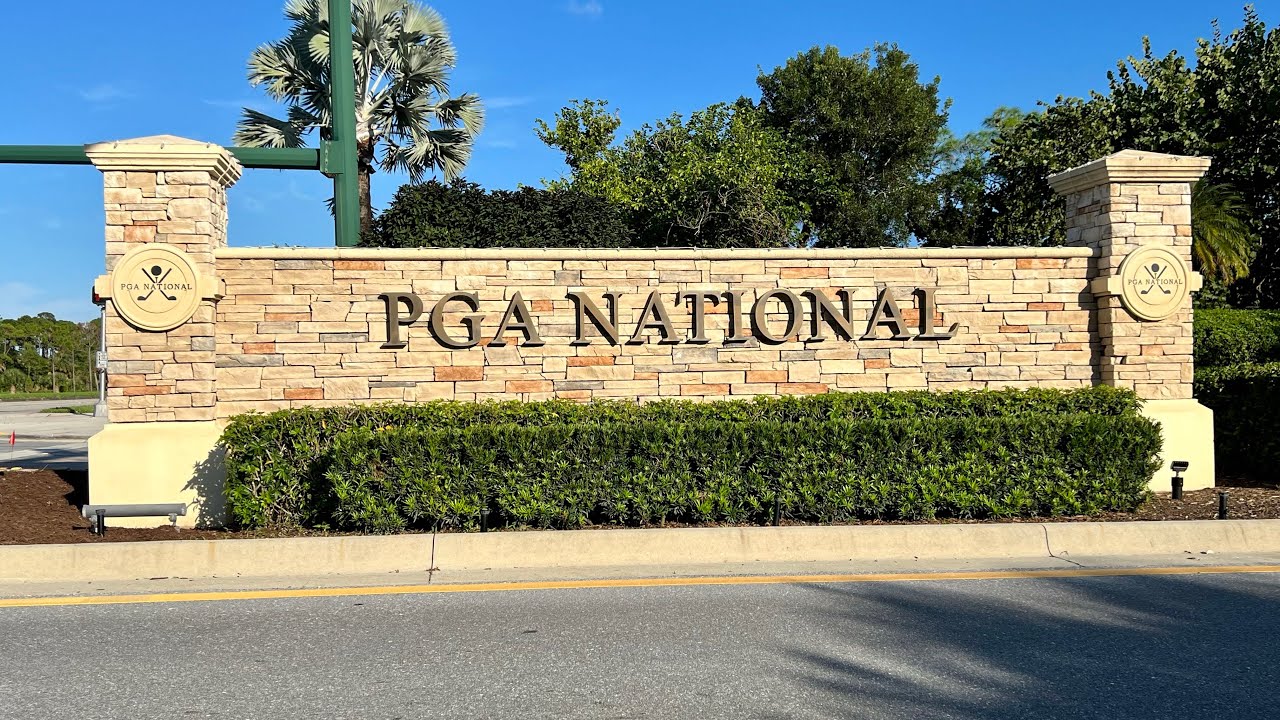 Pga National Palm Beach Gardens Florida homes for sale driving tour real estate