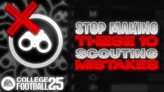 Famous Do Not Make These 10 Scouting Mistakes in College Football 25 Dynasty Wealth