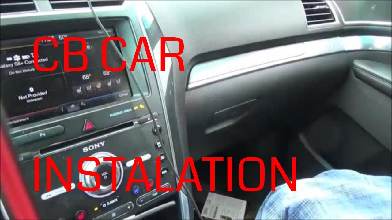 Cb Install CB Radio Install - YouTube