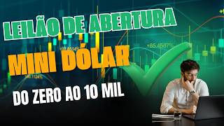 LEILÃO DE ABERTURA MINI DÓLAR: 13-05-2026