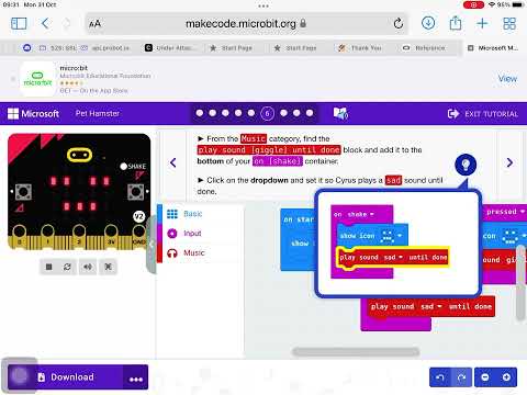 Micro.bit(pet hamster)