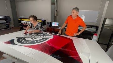 The ThinkOne flag manufacturing process