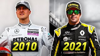 How Alonso’s Comeback in 2021 Differs to Schumacher’s in 2010?