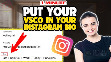 How to put your vsco in your instagram bio 2024 (Quick & Easy)
