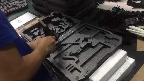 EPP foam case assembly working