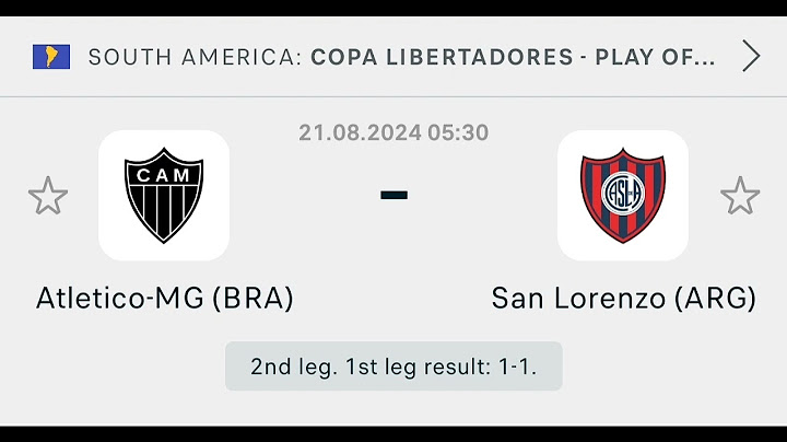 ATLETICO -MG VS SAN LORENZO - COPA LIBERTADORES MATCH PREDICTION