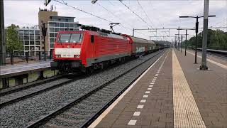 Treinen op station Eindhoven Strijp-S (12-7-2019)