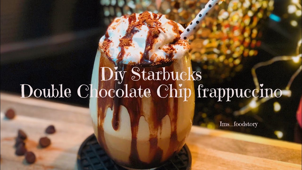 DIY STARBUCKS DOUBLE CHOCOLATE CHIP FRAPPE YouTube