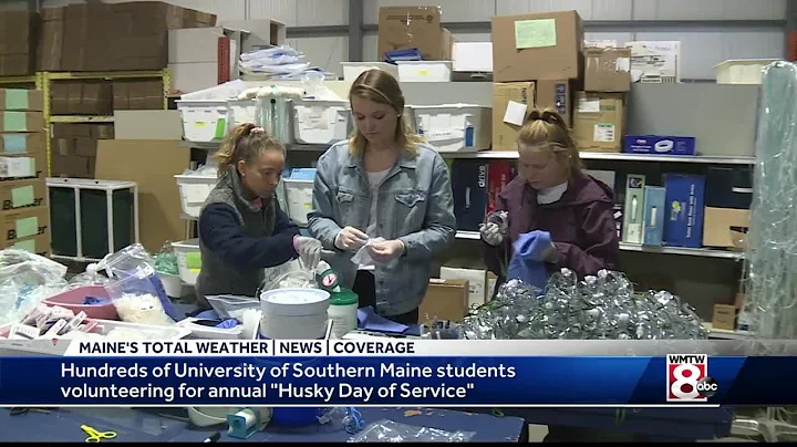 USM students spend day volunteering in community