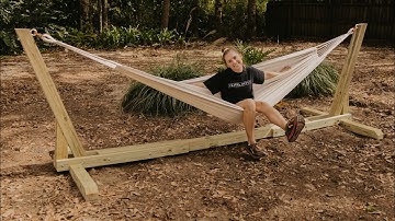 How To Build A Hammock Stand | Easy Woodworking Project
