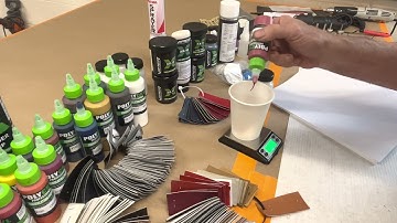 Matching colors with Polycryl  swatch system