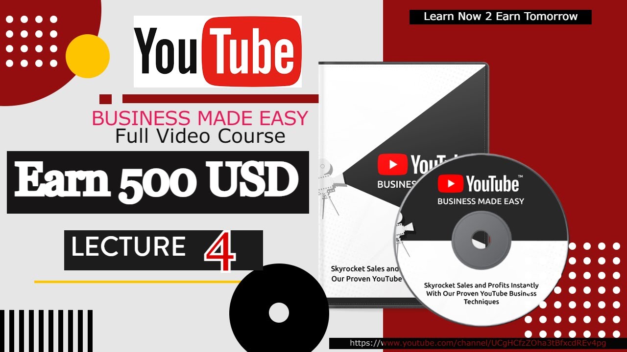 YouTube Business Earning Course_Lecture-4 YouTube | Earning | Online ...