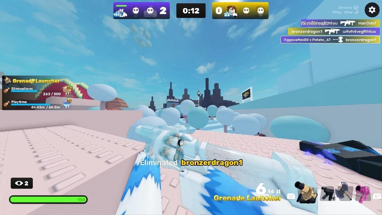 Roblox rivals per il coltello daiamond giorno 1