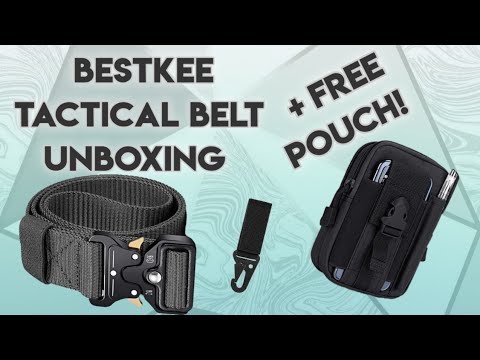 Bestkee Tactical Belt Unboxing Quick Release Tool Belt 