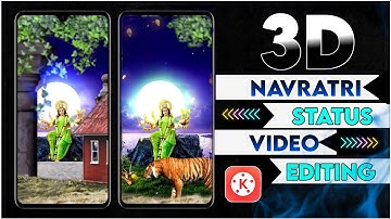 Navratri 3d status video editing | Navratri coming soon status video editing 3d | 3d status video