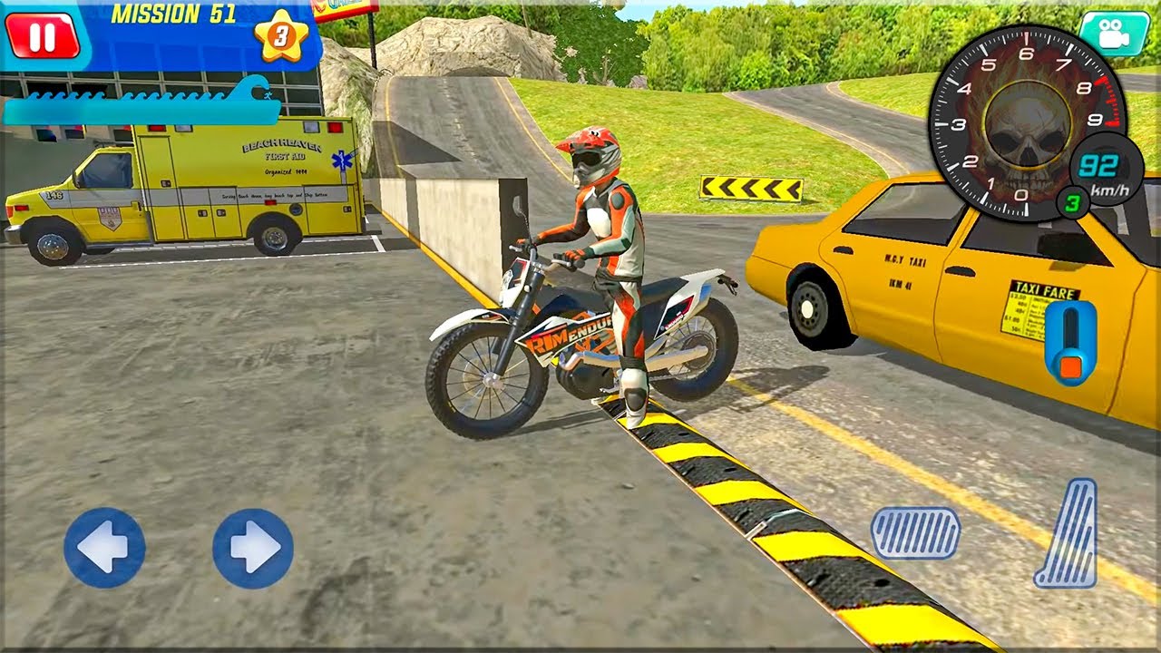 Coast Bike Driving: Emergency Beach Patrol - Lifeguards Simulator Android Gameplay