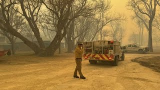 Out-of-control Texas wildfires prompt shutdown of nuclear weapons facility