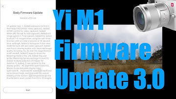 Yi M1 - New Firmware 3.0 First 1080p and 4K Sample Footage