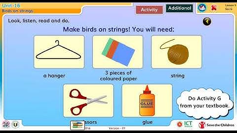 Unit 16 Birds on strings Lesson 5