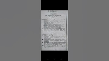 hpu B.ed first semester ke paper Text reading and reflection ka syllabus