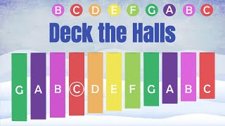 Deck the Halls XYLOPHONE Play Along