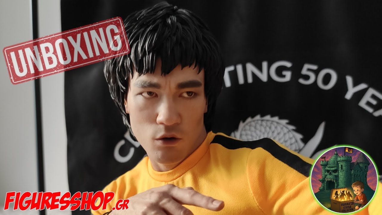 UNBOXING BRUCE LEE 1/4 STATUE BY BLITZWAY (GAME OF DEATH) FIGOURATZIS STATUE COLLECTOR