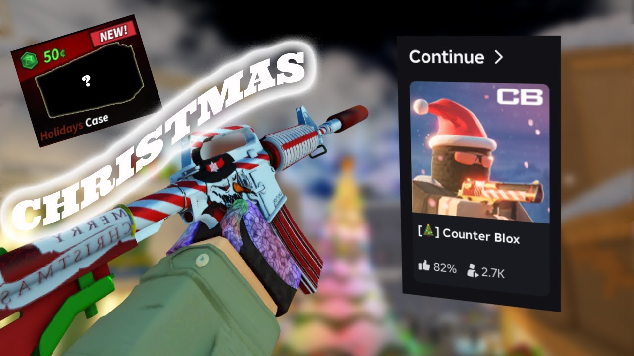 Новое рождественское обновление от Counter Blox | Открытие кейсов с кредитом более 2000.