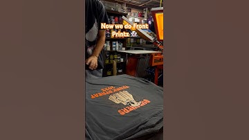 This is how to screen print a Two color Front Pocket size Printz.  #diy #halloween