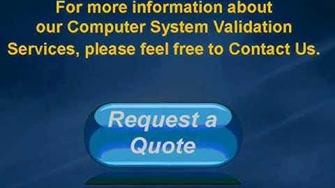 Computer System Validation - RentTesters.wmv