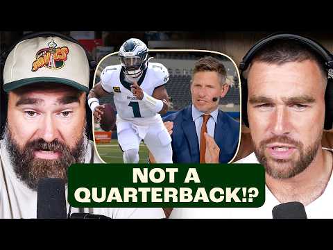 Jason & Travis Kelce React to Jalen Hurts’ INSANE Game-Winning Drive vs. Titans