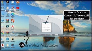How to fix the error ConvertToTexture.dll for Lumion | How to fix the error ConvertToTexture.dll