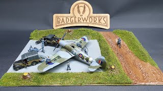 Building the Airfix 1/72 scale D-Day Air Assault diorama set Part four - all about that base