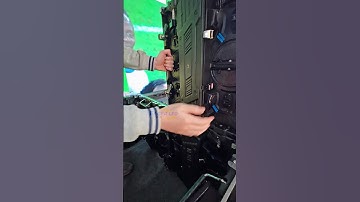 Using LED screens to splice a cube LED screen. #eagerled #leddisplay #shorts #ledwall