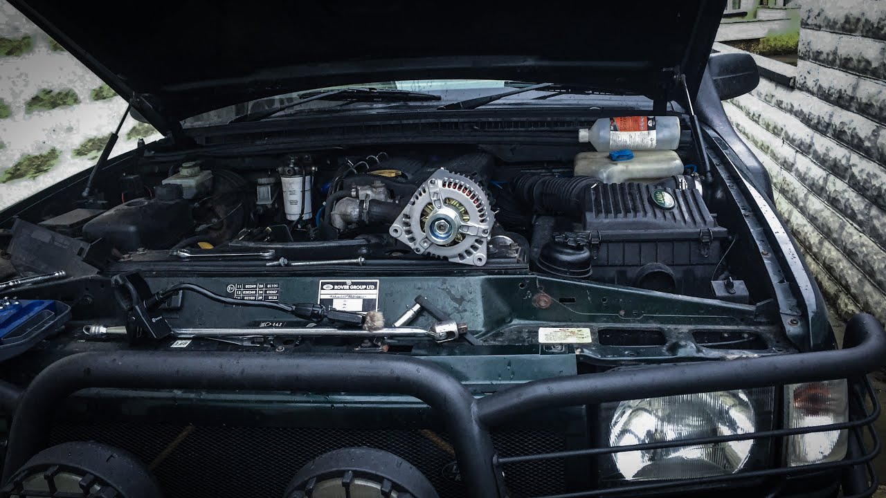 How to change an alternator on a Discovery