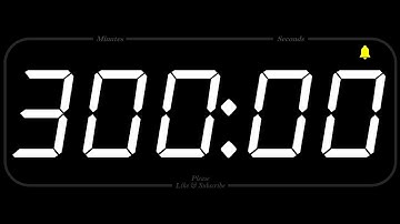 300 MINUTE - TIMER & ALARM - 1080p - COUNTDOWN