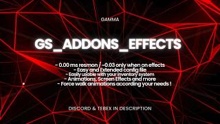 Gamma - Addons Effects - Fivem Scripts - For drugs, ems and roleplay