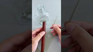 Do you know how to put a stick into a bottle?#Puzzles #IQ #iqtest