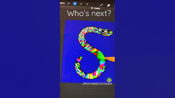 Alphabet lore~pick a color|Procreate #satisfying #sub #requestedvideo #art #alphabetlore #magic #S