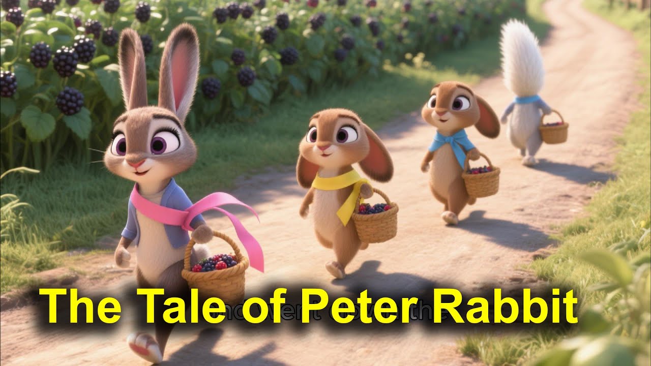 The Tale of Peter Rabbit | bed time stories | Colorful English Tales