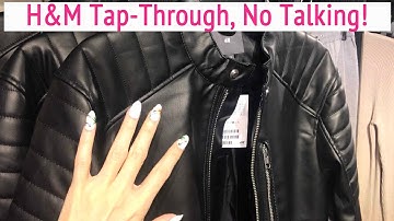 ASMR * Tapping through H&M!! * Tapping & Scratching * Fast Tapping * No Talking * ASMRVilla