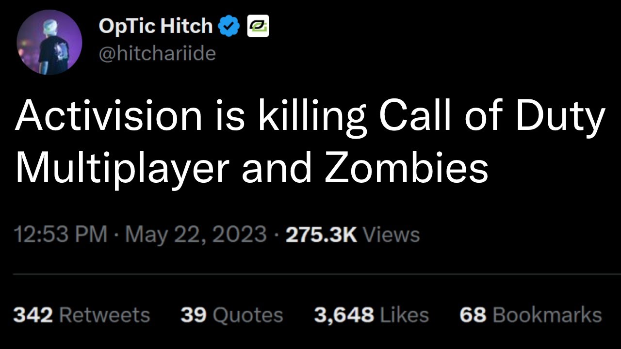 Activision Has Decided To Kill Call of Duty Zombies