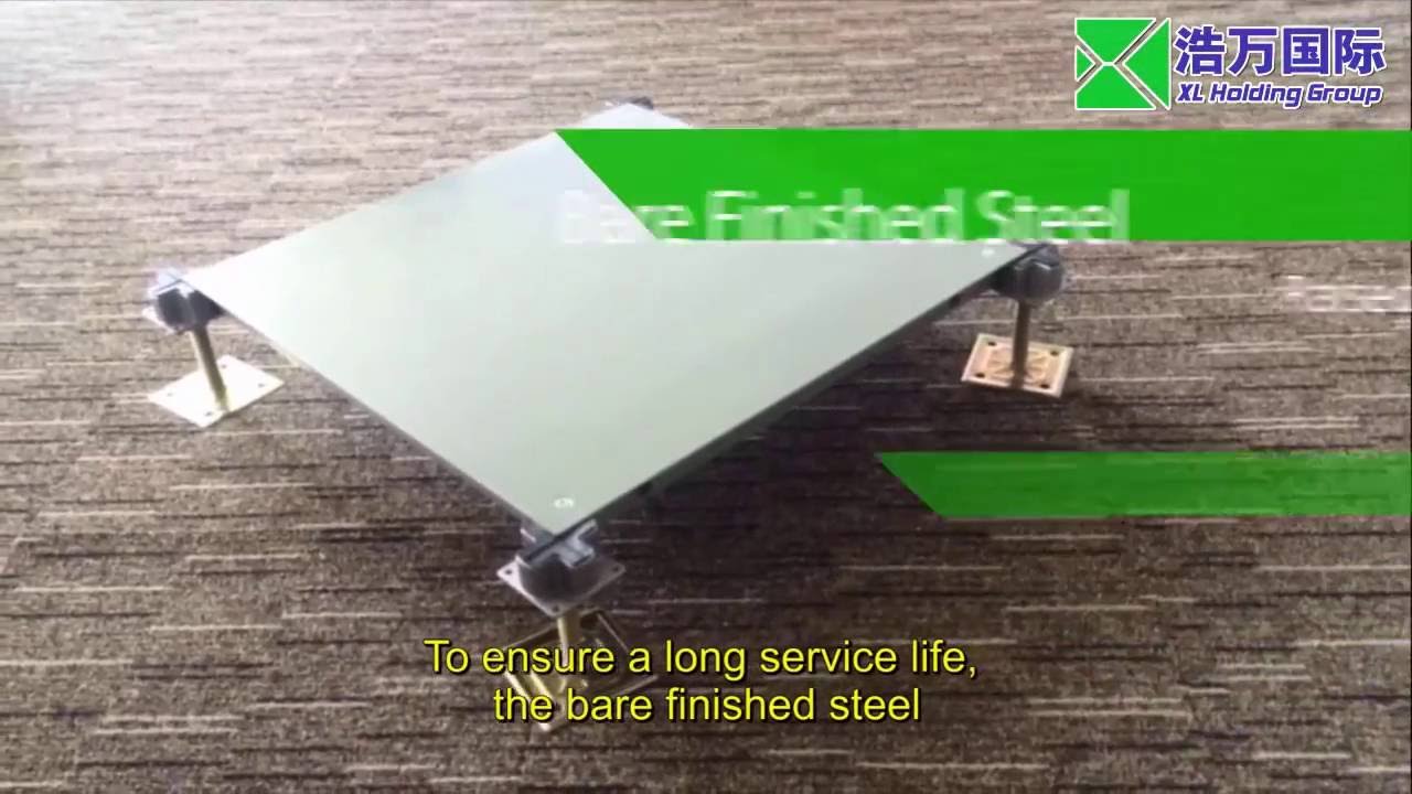 Bare Finished Steel Raised Access Floor System